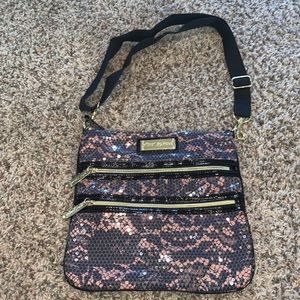 Betsey Johnson sequin crossbody
